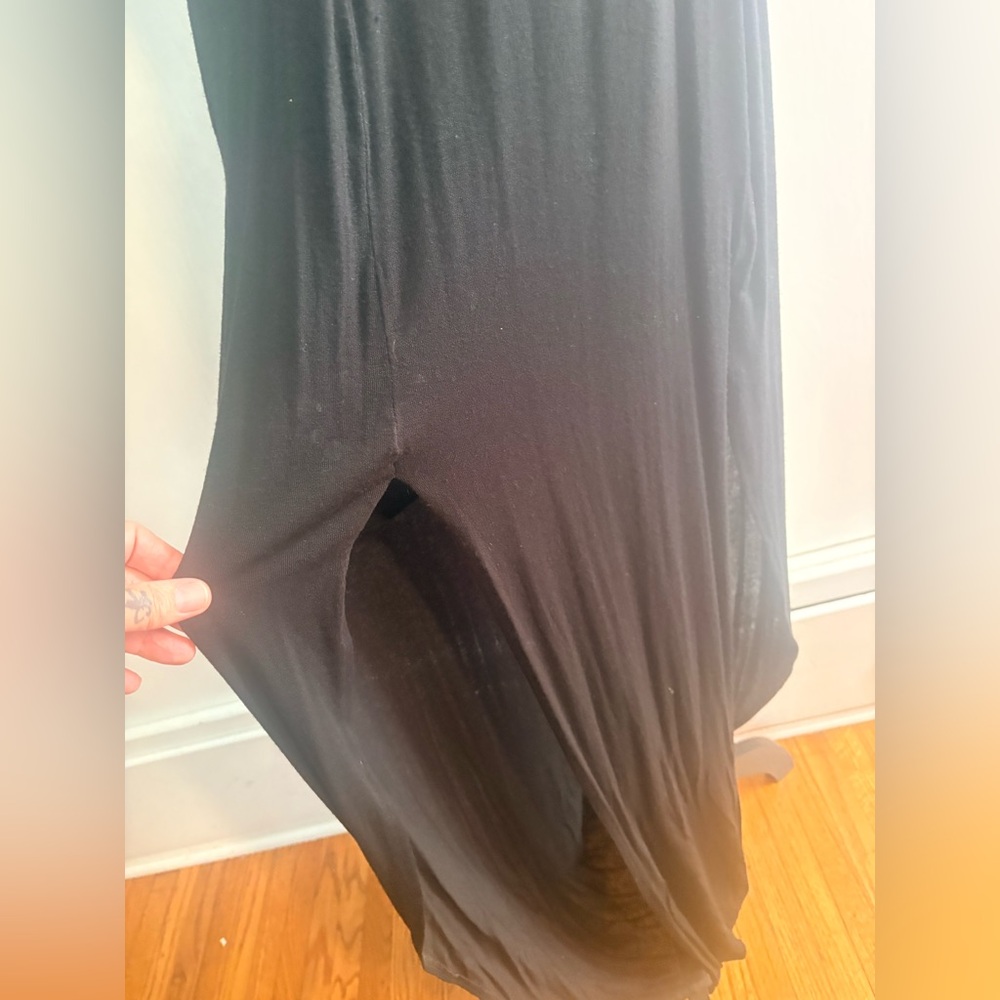 One-of-a-Kind Custom Long Black Dress - Picture 4 of 10